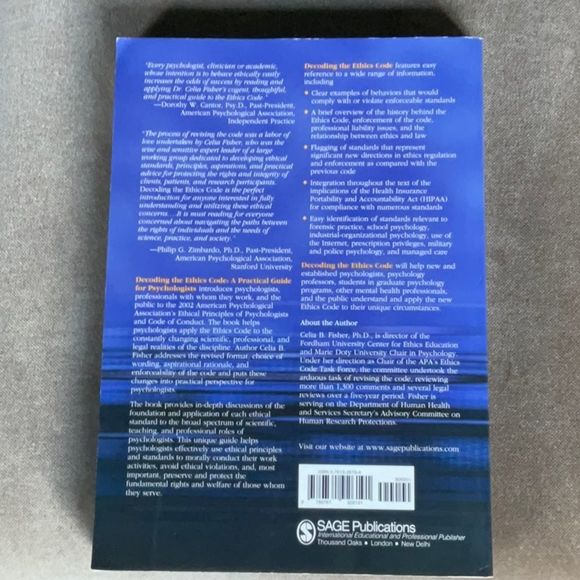 New Decoding the Ethics Code, practical guide for psychologists - Picture 2 of 4